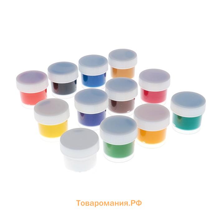 Гуашь 12 цветов × 15 мл ZOO