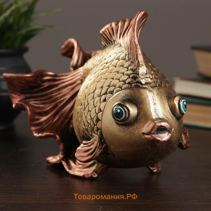 Копилка для денег «Золотая рыбка», гипс, 13×25 см