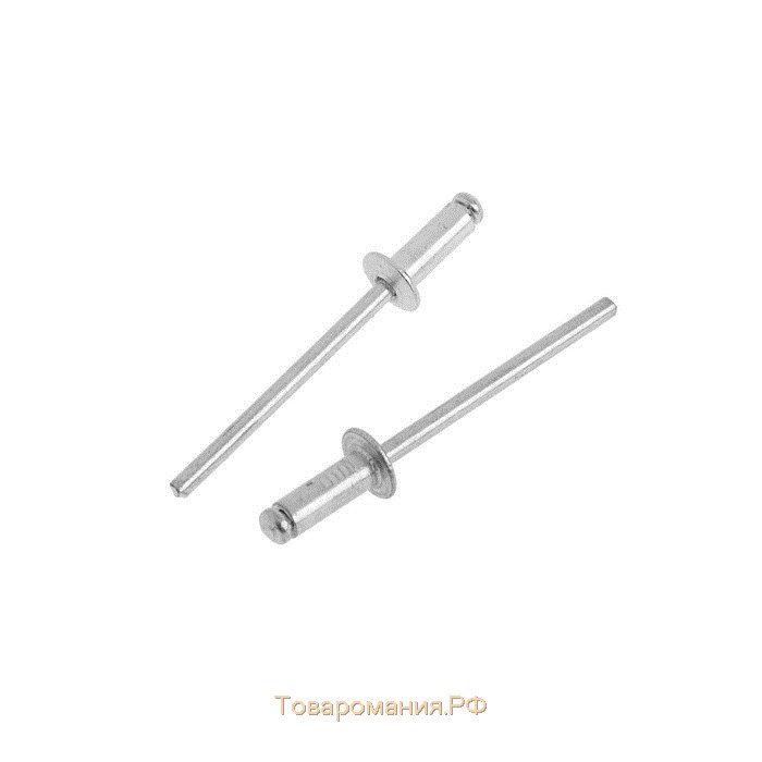 Заклёпки вытяжные ТУНДРА krep, алюминий-сталь, 50 шт, 3.2 х 8 мм