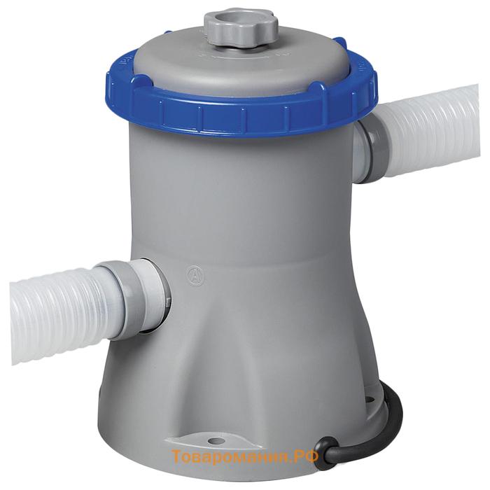 Бассейн каркасный Bestway Steel Pro 56411, 300×201×66 см, фильтр-насос, прямоугольный