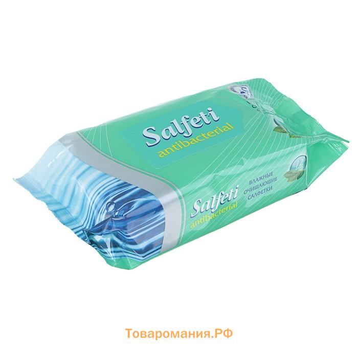Влажные салфетки Salfeti, антибактериальные, 72 шт.