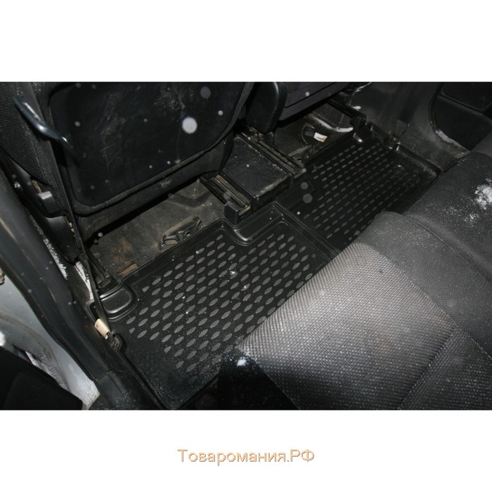 Коврики 3D в салон TOYOTA Wish, 2003-2009, передний привод, П.Р., 5 шт. (полиуретан)