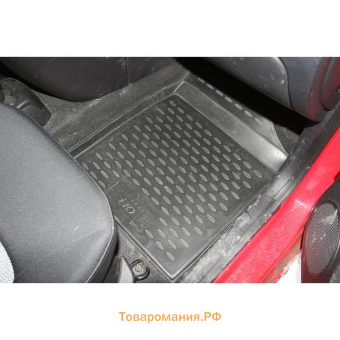 Коврики в салон HYUNDAI i 10, 2008-2016, 4 шт. (полиуретан)