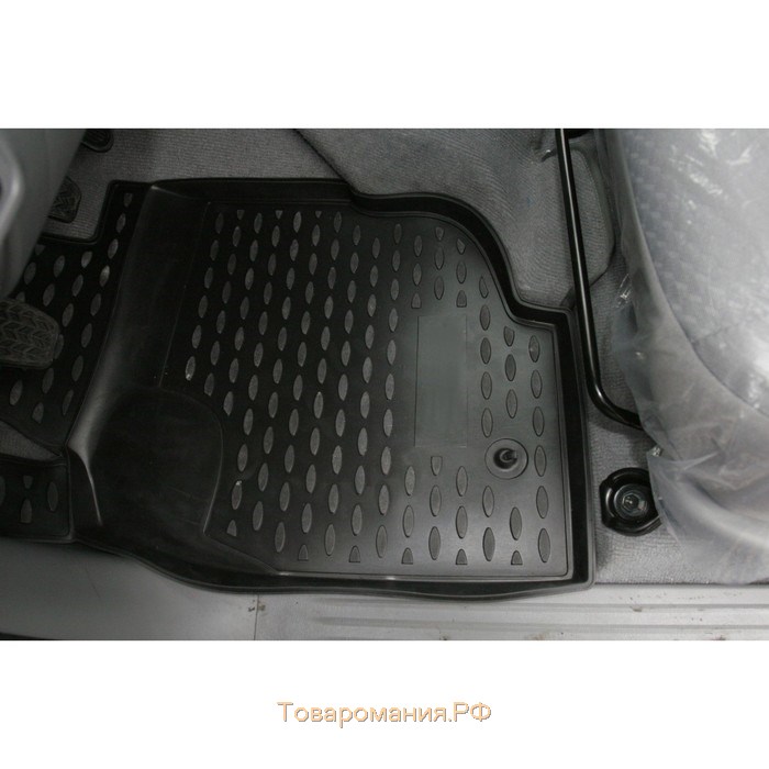 Коврики в салон TOYOTA Hilux 2008-2016, 4 шт. (полиуретан)