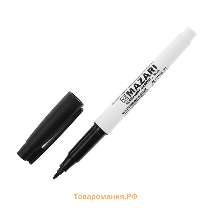 Маркер перманентный Mazari Belar, 1.5 мм, чёрный