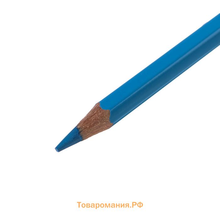 Карандаши цветные акварельные набор 48 цветов, Koh-I-Noor Mondeluz 3726, в металлическом пенале
