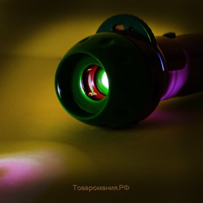 Проектор-фонарик «Супер-проектор», свет, цвета МИКС