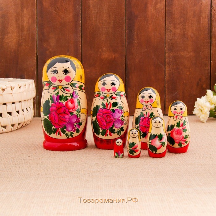 Матрешка "Семёновская", 7-и кукольная, высшая категория