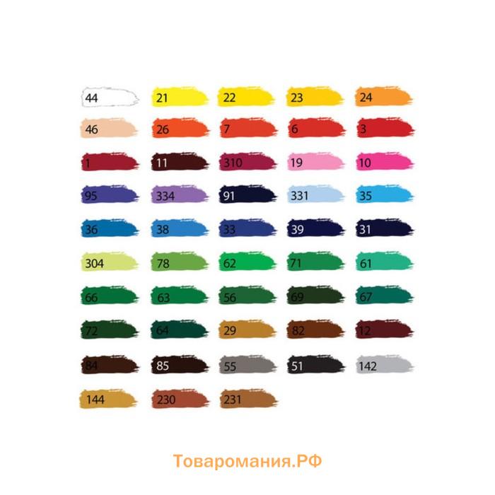 Краска акриловая художественная туба 75 мл, BRAUBERG "Розовая"