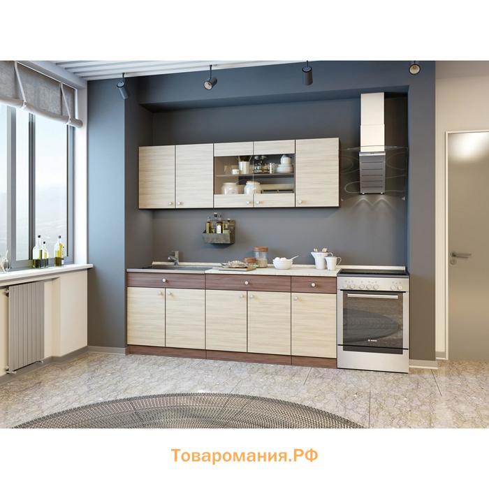 Шкаф напольный «Н800-1Я», 800×450×840 мм, цвет ясень шимо тёмный/ясень шимо светлый