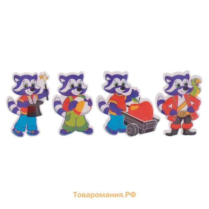Фломастеры 12 цветов «Мульти-Пульти. Енот во Франции», смываемые