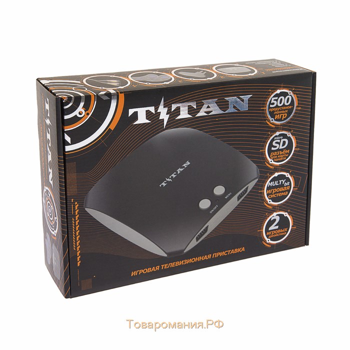 Игровая приставка Sega Магистр Titan 3, 16-bit, 500 игр, 2 геймпада