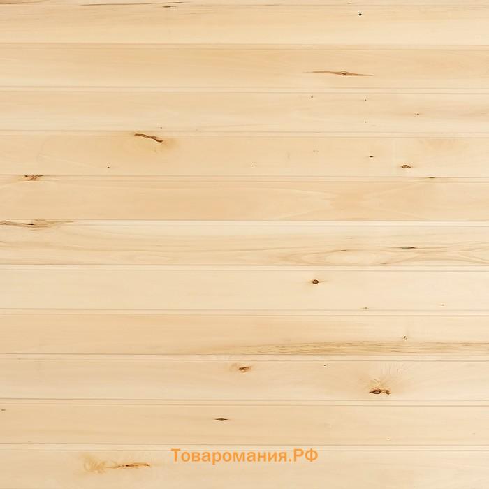 Вагонка, липа, сорт C, 250×8.8×1.5 см, в упаковке (2.2 м²), 10 шт.