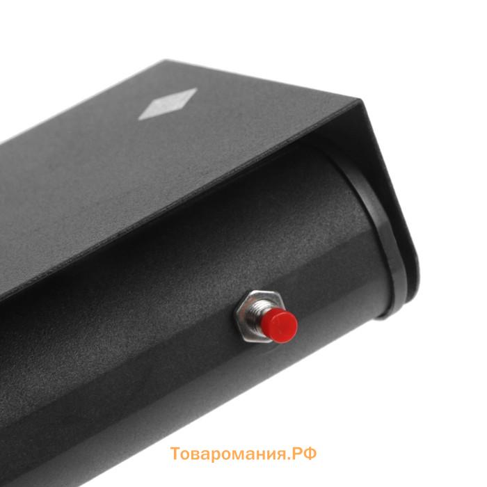 Сигнальный стробоскоп под лобовое стекло 12 LED, 12 В, 9 режимов, красно-синий