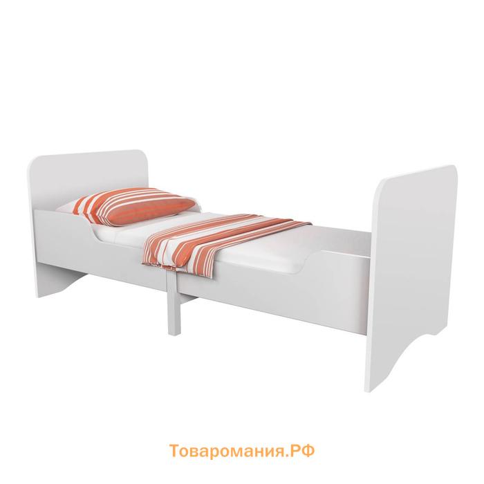 Кровать детская раздвижная Polini kids Fun 3200 (130 × 80 см; 165 × 80 см; 200×80 см), белый