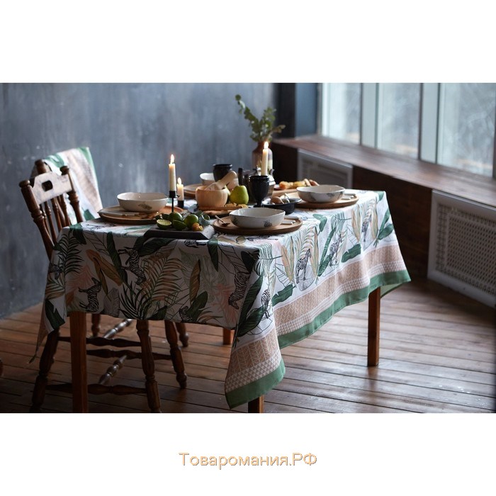 Скатерть  Modern kitchen, 220×144 см, 100% хлопок, 164 г/м²