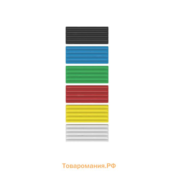 Пластилин ErichKrause Basic, 6 цветов, 96 г, в картонной упаковке