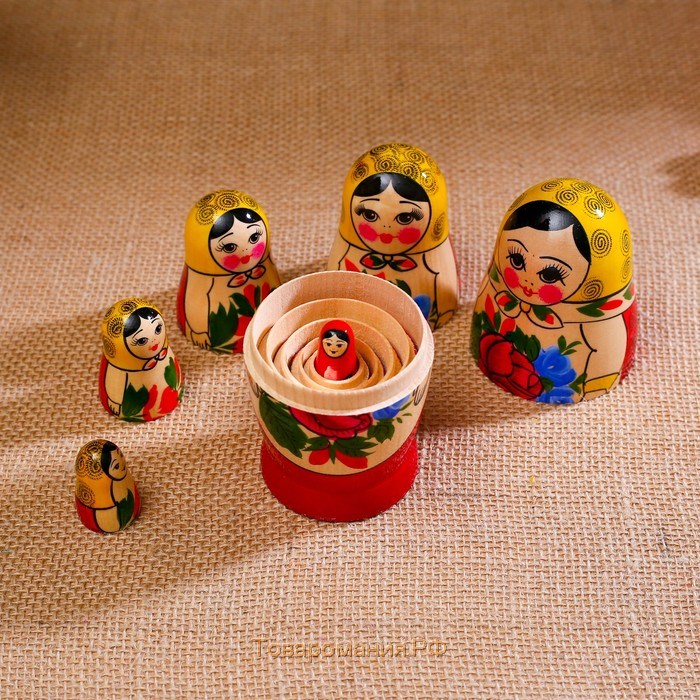 Матрёшка "Семёновская", 6 кукольная, высшая категория