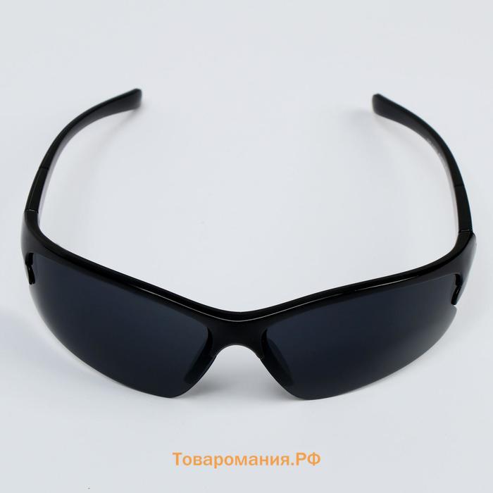 Очки солнцезащитные, спортивные "Мастер К.", uv 400, 11.5 х 13 х 4 см, линза 4 х 7 см