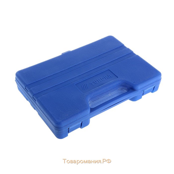 Набор инструментов в кейсе ТУНДРА, автомобильный, 1/2", 21 предмет