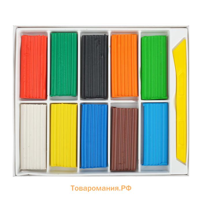 Пластилин GLOBUS «Детский», 10 цветов, 150 г, мягкий