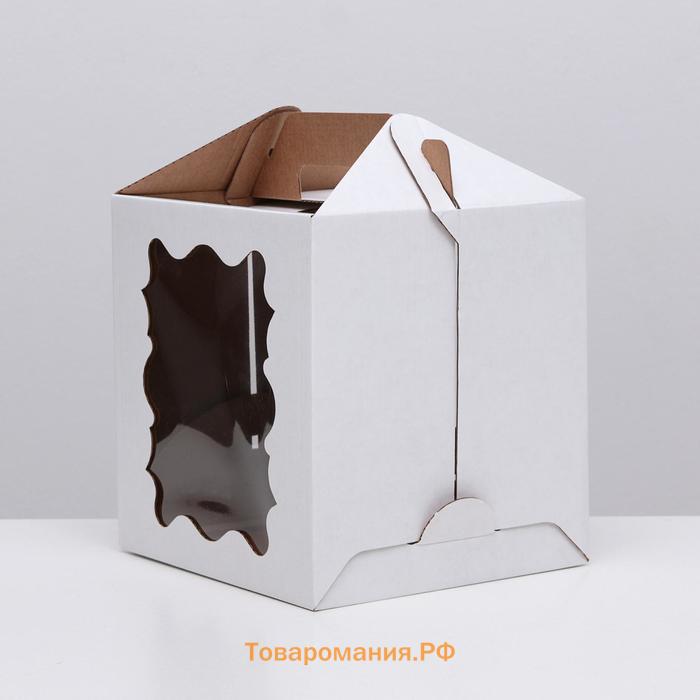 Кондитерская упаковка, 20×20×22 см