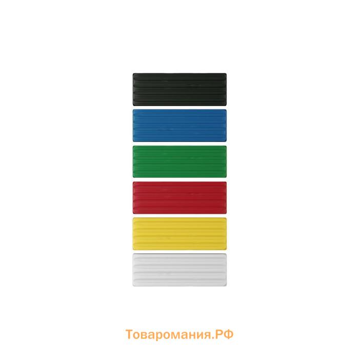 Пластилин ErichKrause Basic light pack, 6 цветов, 96 г, европодвес, в пакете