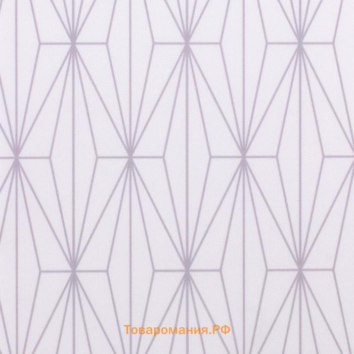 Штора рулонная Print «Трэлис», 90х160 см, цвет серый