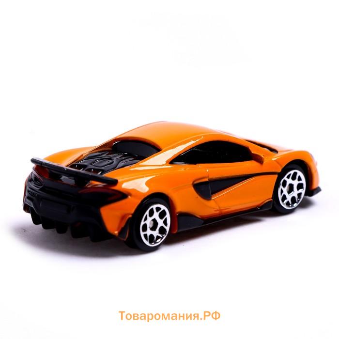 Машина металлическая McLaren 600LT, 1:64, цвет оранжевый