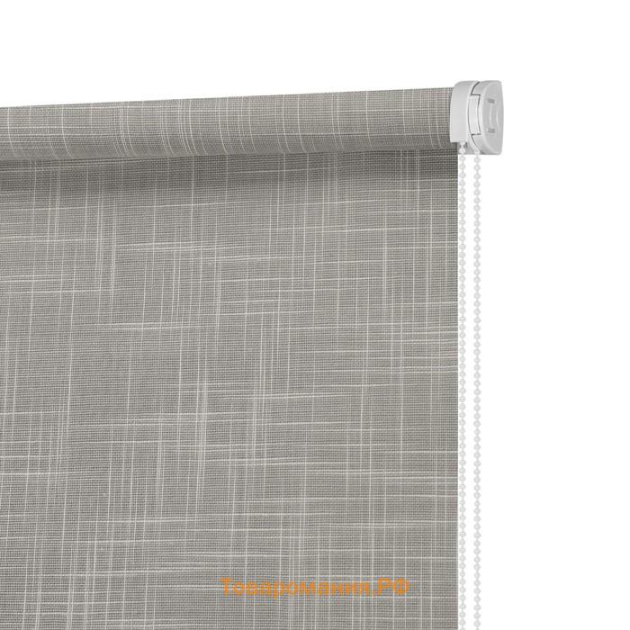 Рулонная штора Decofest «Шантунг», 70х160 см, цвет серый