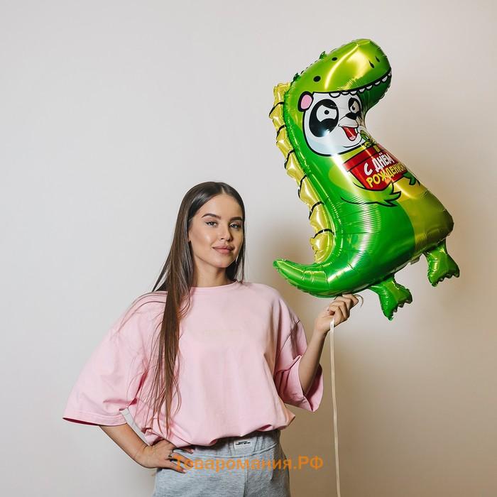 Воздушные шары фольгированные 24" «Дино панда», фигура