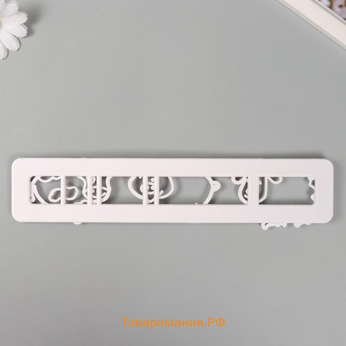 Каттер для полимерной глины «Сельские животные», 5.1×25.3×0.7 см