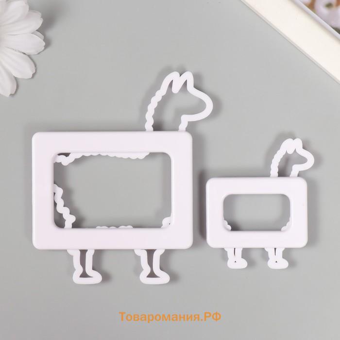 Каттеры для полимерной глины «Альпака», набор 2 шт., 5.9×4.9 см; 9.7×8.3 см