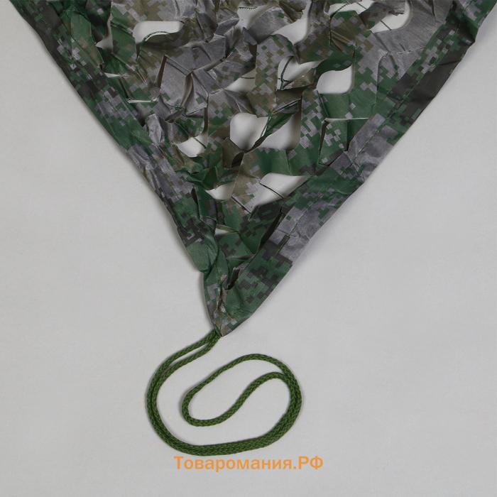 Сетка маскировочная, 3×2 м, двухслойная, песочно-зелёная, Greengo