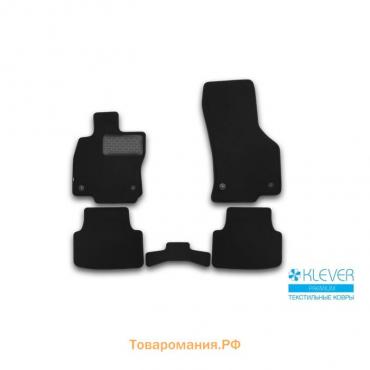 Коврики в салон Klever Premium SKODA  Octavia 2013-2016, сед., 5 шт.(текстиль)