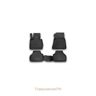 Коврики в салон BMW X3, 2010-2016 4 шт. (полиуретан)