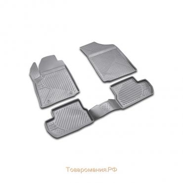 Коврики в салон CITROEN C2 2003-9/2008, 09/2008-2016, 4 шт. (полиуретан)