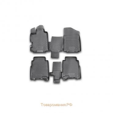 Коврики в салон HONDA FR-V 2004-2010, 4 шт. (полиуретан)