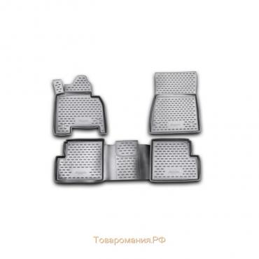 Коврики в салон MERCEDES-BENZ G-Class W463 2007-2016, 4 шт. (полиуретан)