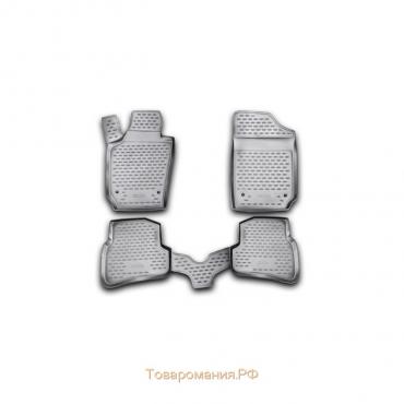 Коврики в салон SEAT Ibiza 2008-2016 ун., 4 шт. (полиуретан)