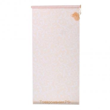 Рулонная штора «Англетер» 160x160 см, цвет персик