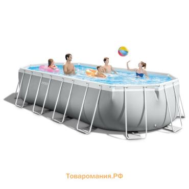 Бассейн каркасный INTEX Prism Frame 26798NP, 610×305×122 см, фильтр-насос, лестница, тент, подстилка