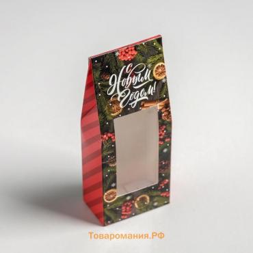 Коробка складная «Уютных мгновений», 6 х 14,5 х 3,5 см, Новый год