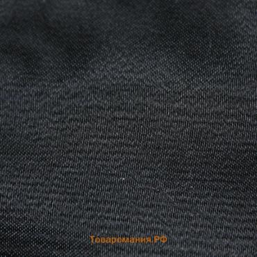 Ткань плательная, органза, гладкокрашенная, ширина 150 см, цвет чёрный