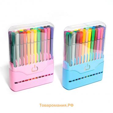 Фломастеры, 36 цветов, в пластиковом пенале, вентилируемый колпачок, МИКС
