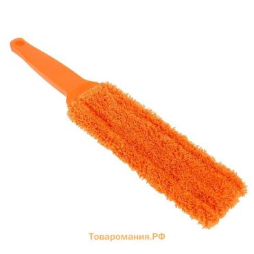 Щётка для уборки , гибкая, 7×37.5 см, голубая