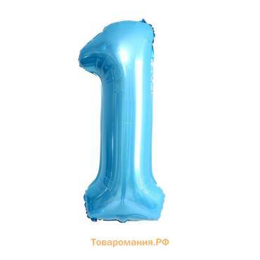 Воздушный шар фольгированный 40" «Цифра 1»