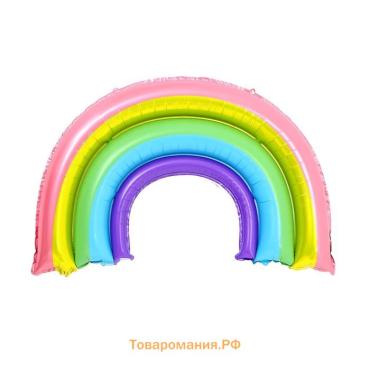Воздушный шар фольгированный 24" «Радуга», фигура
