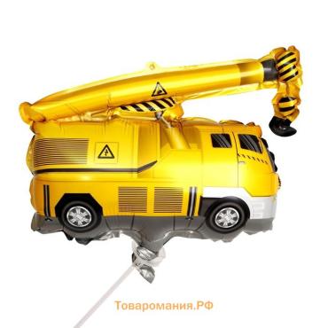 Воздушный шар фольгированный 12" «Кран», фигура, для палочки