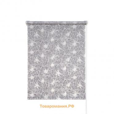 Рулонная штора «Экзотика», 220х175 см, цвет стальной